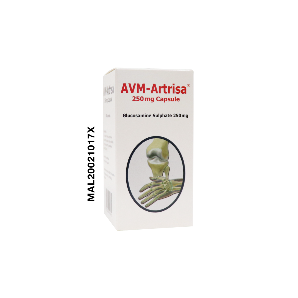 AVM Artrisa Capsule 250MG 100 S Glucosamine Mahkota Medical Centre